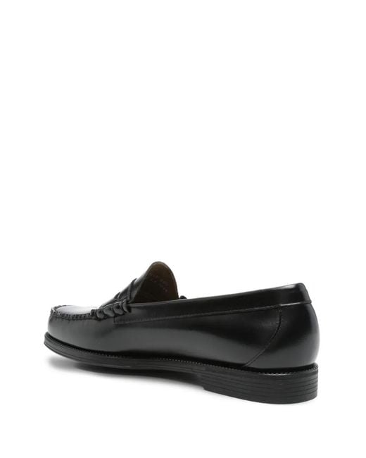 G.H.BASS Black Easy Weejuns Larson Penny Loafers for men