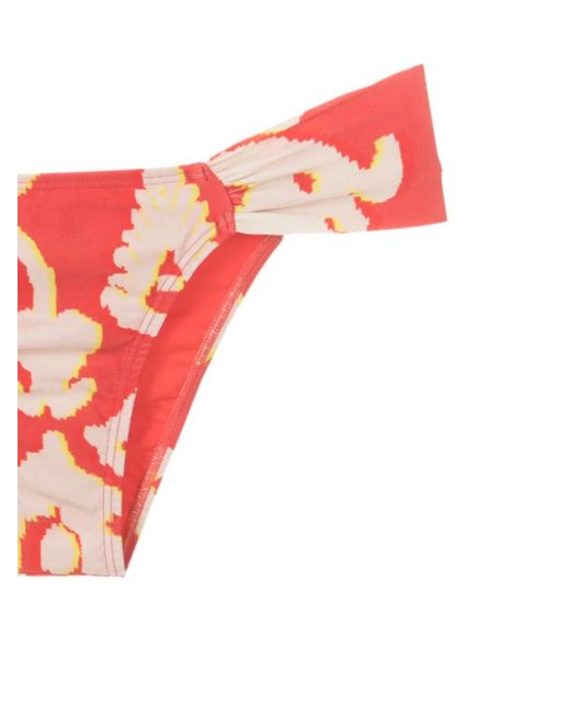 Lenny Niemeyer Red Turquia Draped Bikini Bottoms