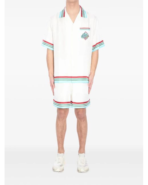 Casablanca Casa Way World Series Hemd in White für Herren