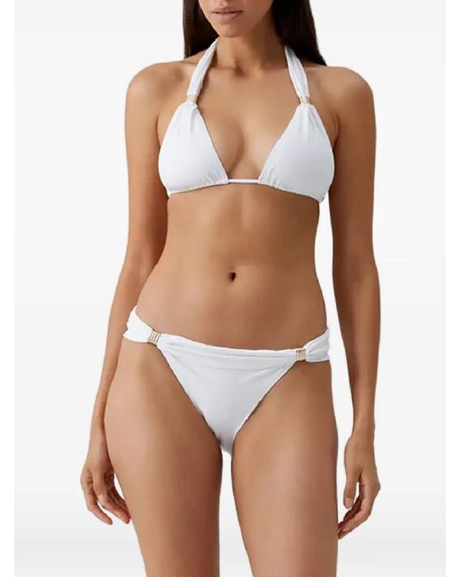 Melissa Odabash White Grenada Triangle Bikini Top