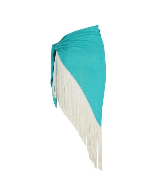 Alanui Blue Fringed Sarong
