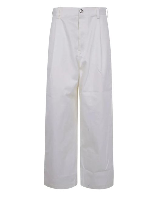 Sofie D'Hoore White Pleated Trousers