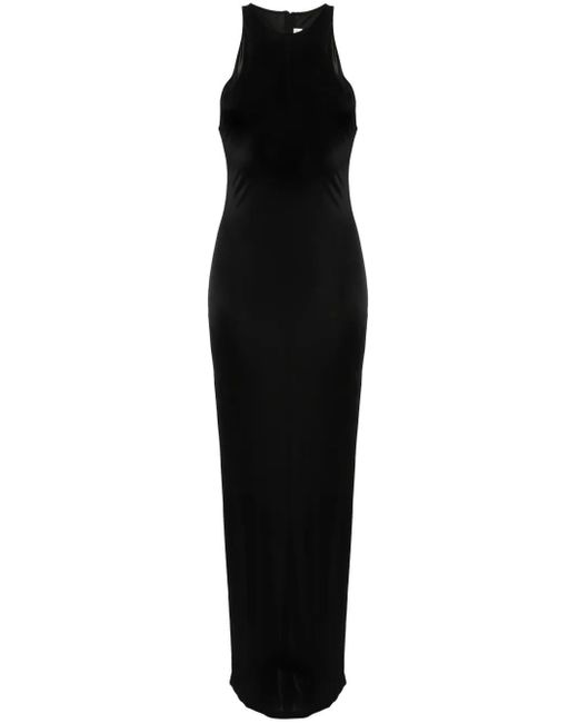 Saint Laurent Black Sleeveless Maxi Dress