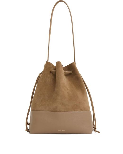 Mansur Gavriel Natural Cabas Drawstring Bucket Bag