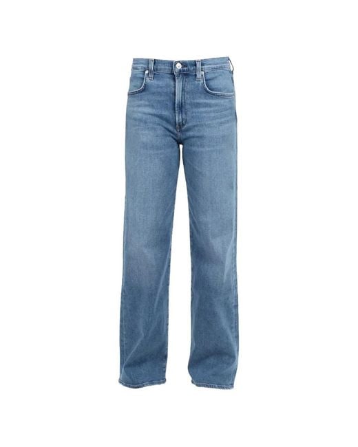 Citizens of Humanity Blue Annina Straight-Leg Jeans