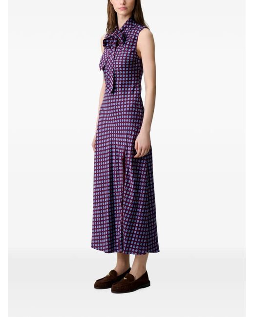 Claudie Pierlot Purple Flowy Lace Maxi Dress