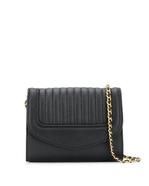 Borsa A Tracolla Jeanne Pm di Delage in Black