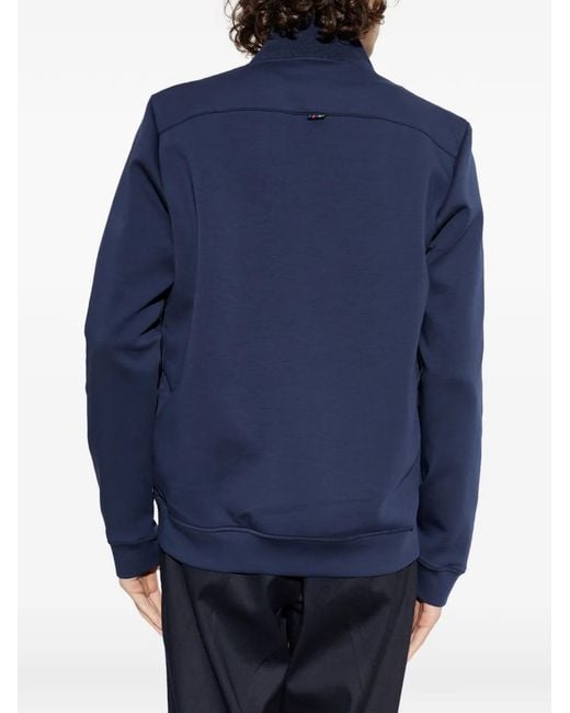 Paul Smith Blue Quilted Panel Jacket for men