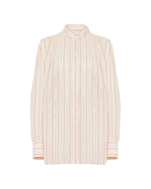 Chloé White Gathered Blouse