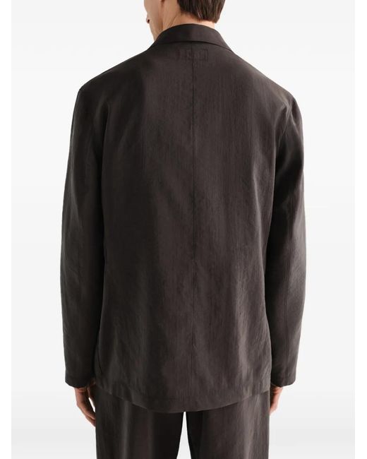 Lemaire Black Light Double-Breasted Jacket for men