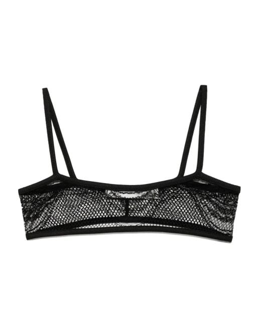 Christopher Esber Black Lace Bralette