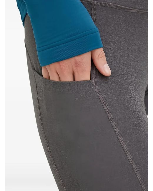 Helly Hansen Blue Side-Pocket Cropped Leggings