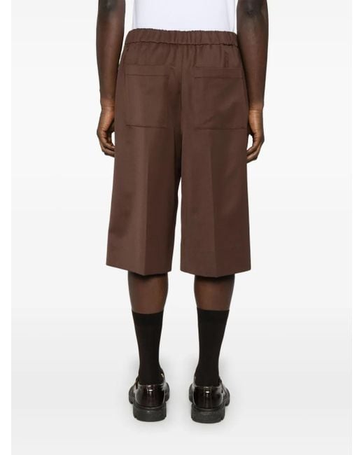 Simone Rocha Brown Wide-Leg Shorts for men