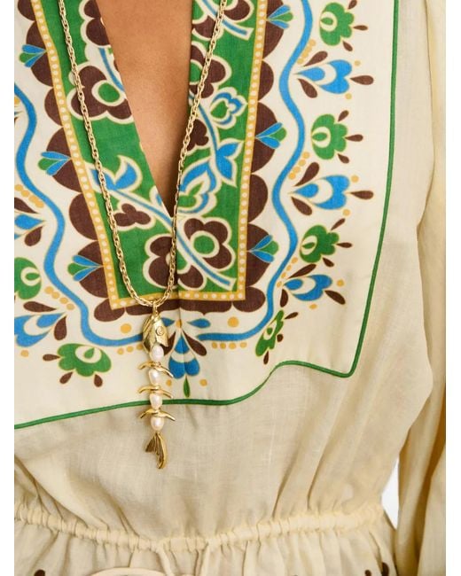 ALÉMAIS Green Bridgette Top
