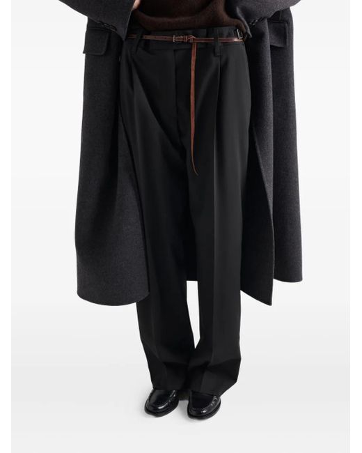 Prada Black Wool Trousers