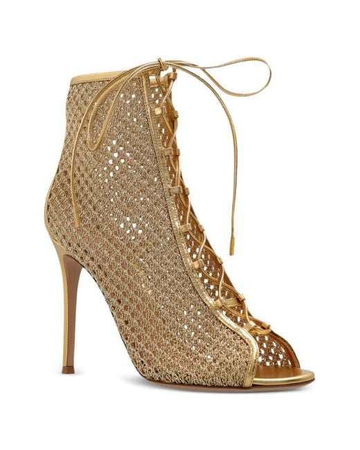 Gianvito Rossi Natural Open Toe Pumps