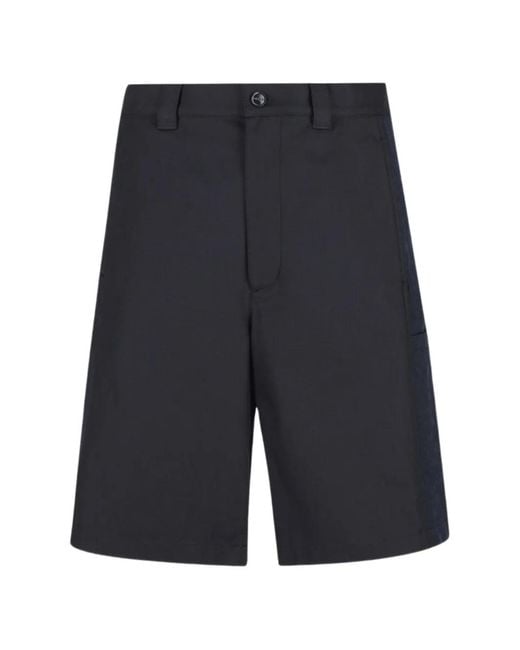 Gucci Blue Cotton Shorts for men
