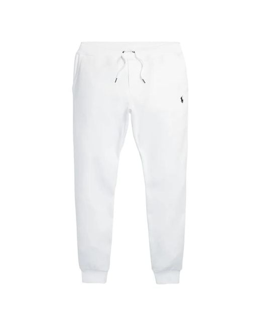 Polo Ralph Lauren White Pantalon De Jogging À Lien De Resserrage for men