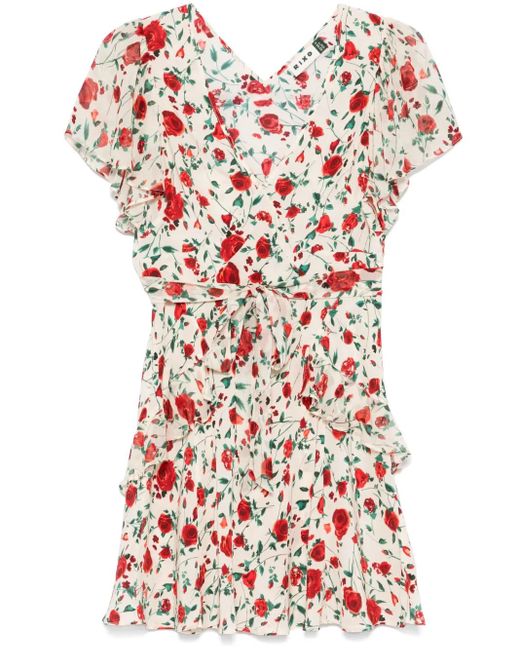 Rixo Mini-Jurk in het Red