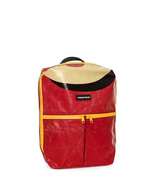 Freitag Red Fringe Backpack for men