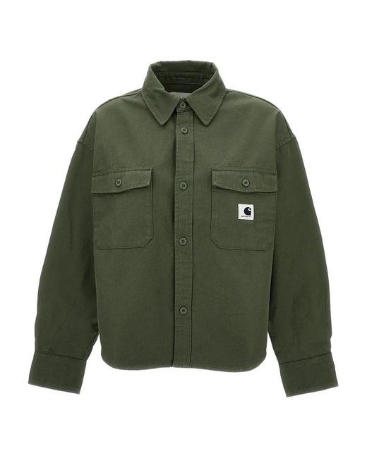 Carhartt Green Kelly Two Chest-Pockets Shirt Jacket