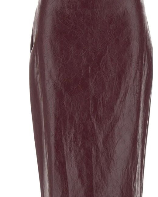 Marella Purple Biada Midi Skirt