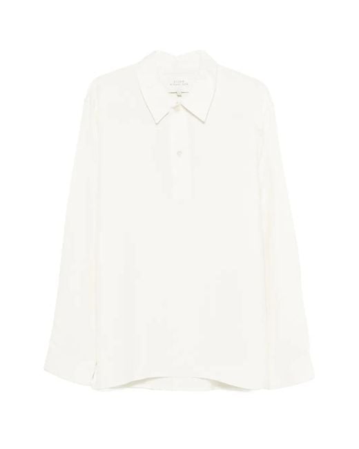 Studio Nicholson White Collar Shirt for men
