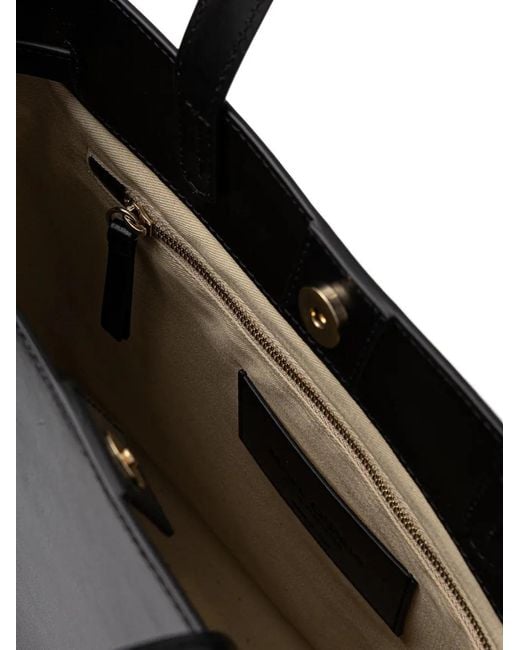 Marc O' Polo Black Debosses-logo shoulder bag