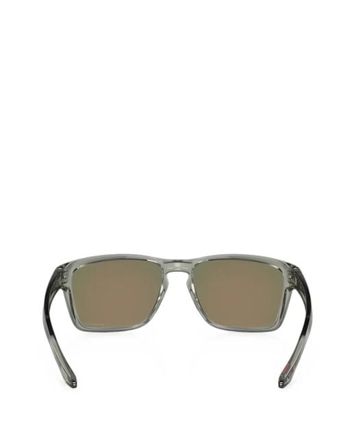 Oakley Red Sylas Rectangle-Frame Sunglasses