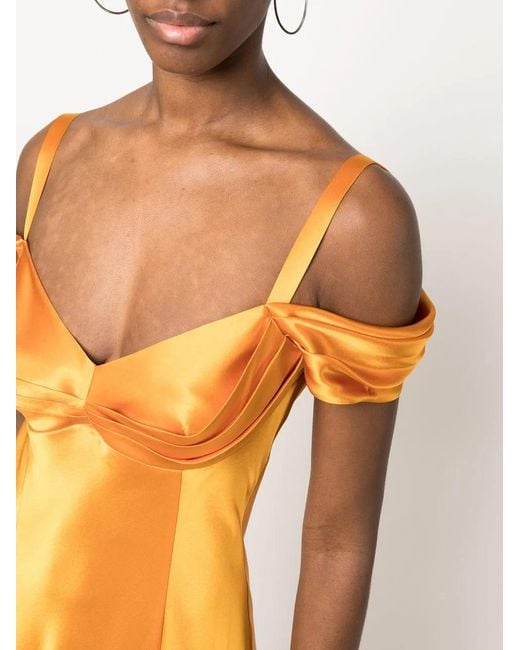Alberta Ferretti Orange Dresses