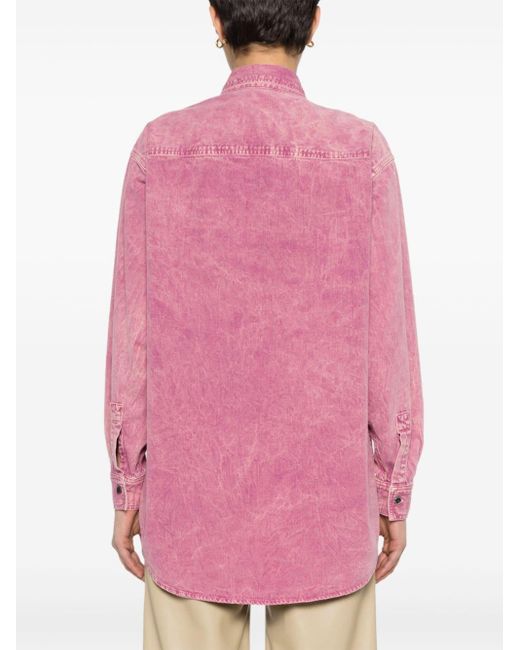 Isabel Marant Pink Verane Hemd