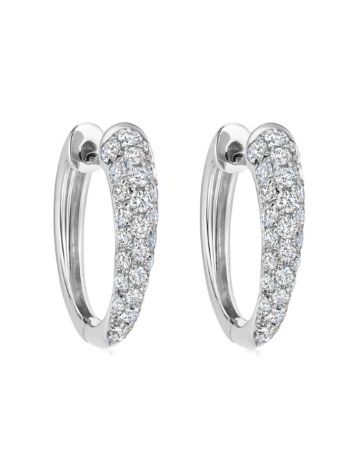 Kiki McDonough White 18Kt Kiki Diamond Earrings