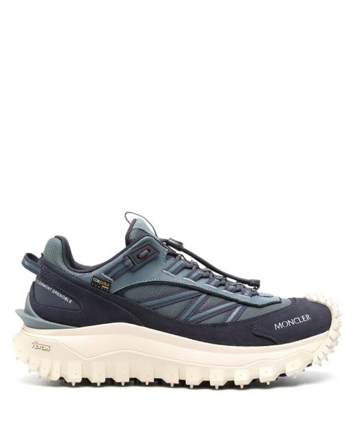 Moncler Blue Trail-Ready Water-Repellent Sneakers For for men