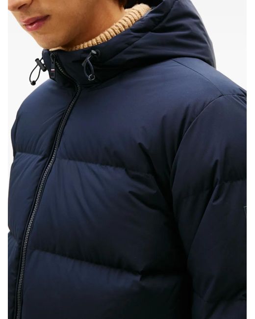 Tommy Hilfiger Blue Hooded Padded Jacket for men