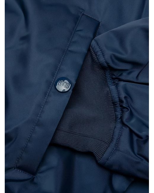 Neighborhood Blue Logo-Embroidered Patch-Detail Jacket for men