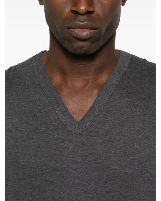 Dolce & Gabbana Gray Cotton T-Shirt for men
