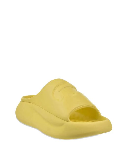 Lacoste Yellow Serve 3.0 Slides for men