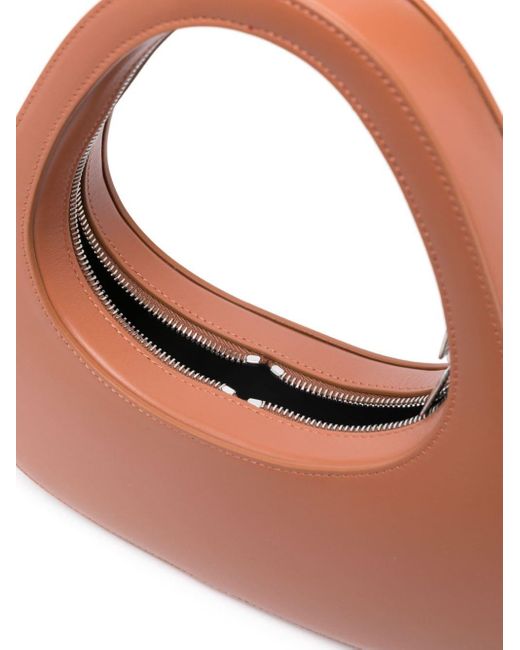 Coperni Pink Swipe Leather Shoulder Bag