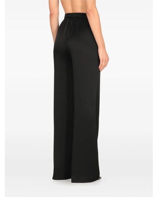 Herno Black Drawstring-Waist Trousers
