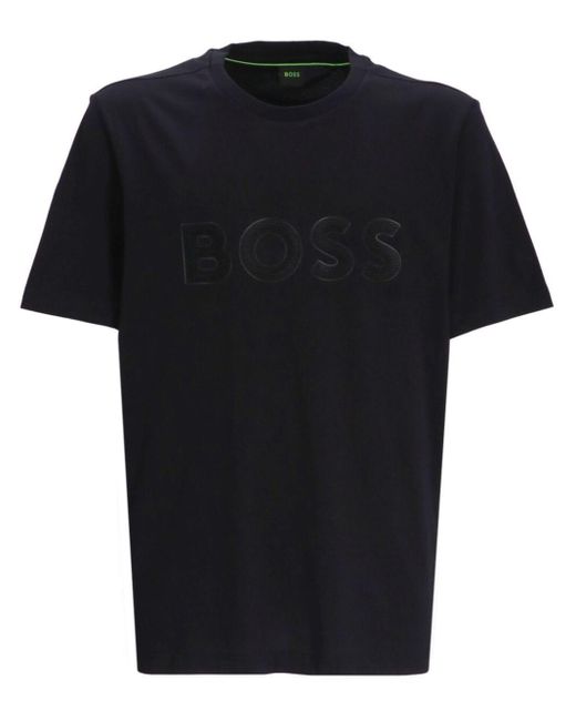 T-shirt con stampa di Boss in Black da Uomo