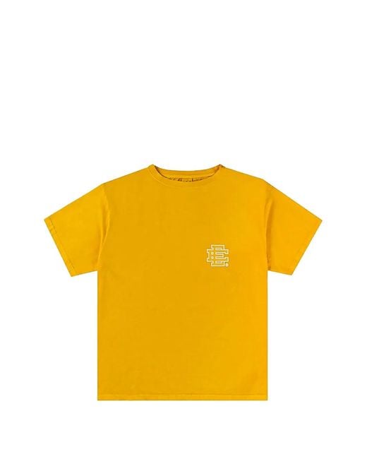 Eric Emanuel Yellow Logo-Print T-Shirt for men