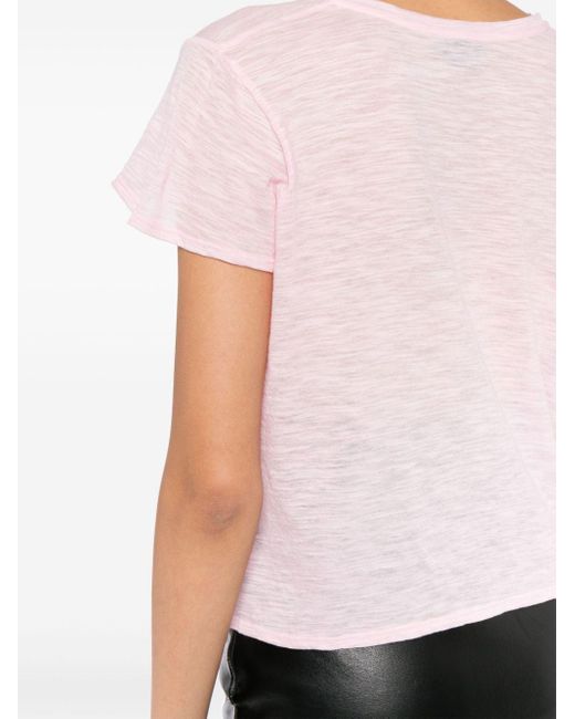 T-shirt à encolure arrondie Tom Ford en coloris Pink