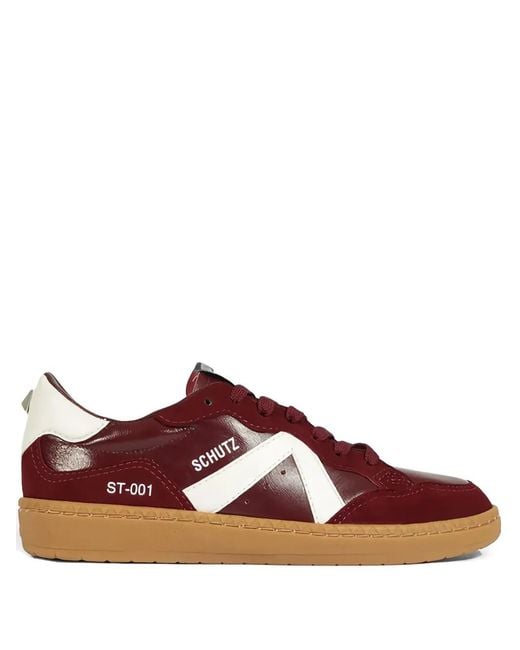 SCHUTZ SHOES Brown 30Mm Panelled Low-Top Sneakers