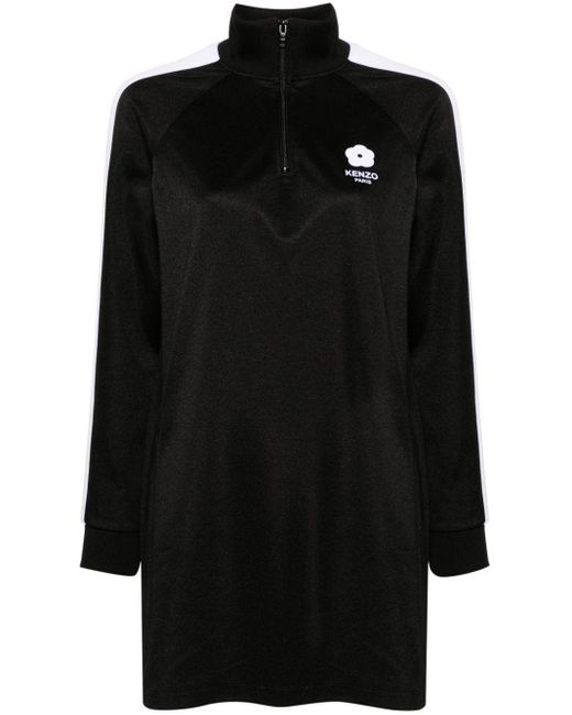 KENZO Jersey Mini-jurk in het Black