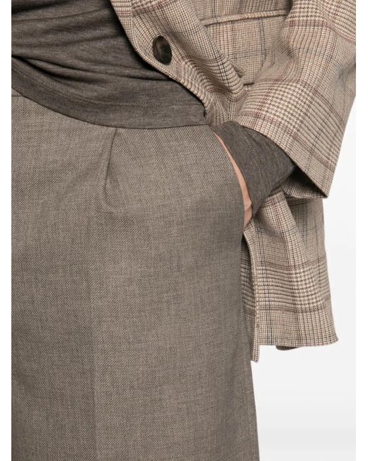 MAISON 123 Gray Timeo Trousers