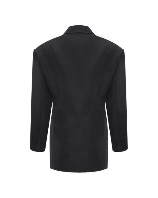 Occleus Black Sky Double-Breasted Blazer
