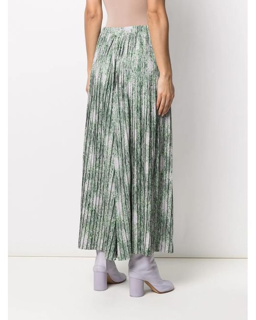 Henrik Vibskov Green Jelly Plisse Palazzo Trousers
