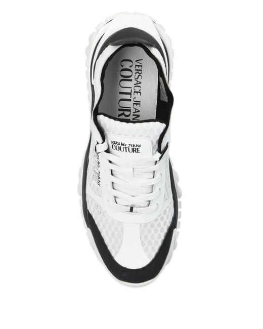 Versace Jeans Couture White Trail Trek Sneakers for men