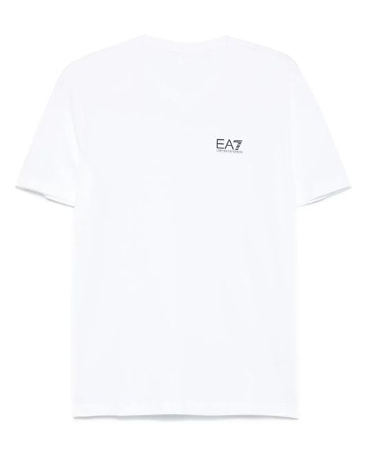 メンズ EA7 Identity Tシャツ White