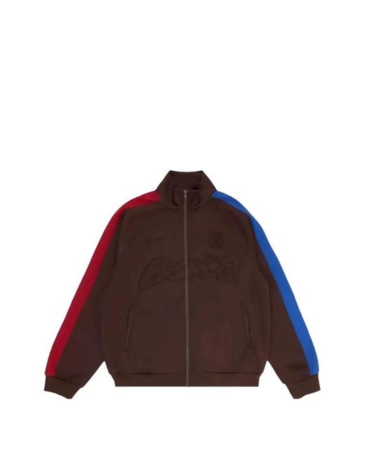 Travis Scott Brown X Fc Barcelona Anthem Jacket for men